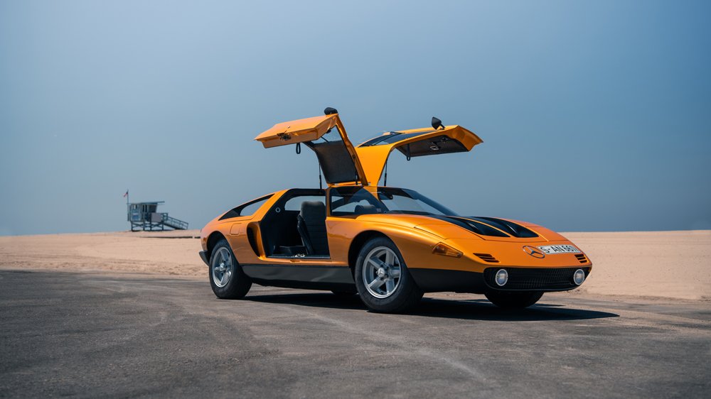 An example of the experimental 1970 Mercedes-Benz C111.