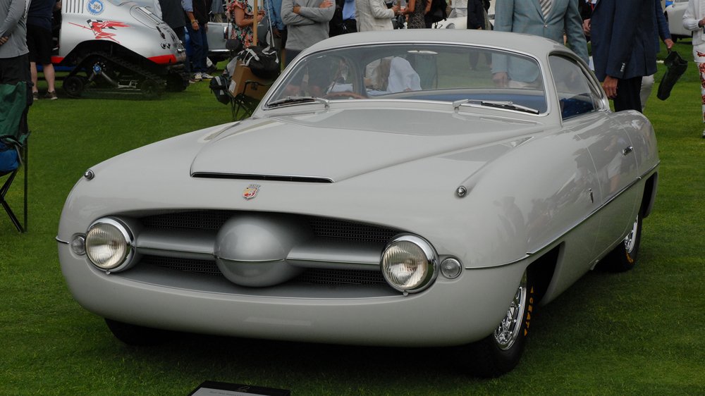 A 1953 Abarth 1100 SS at The Quail, A Motorsports Gathering 2022.