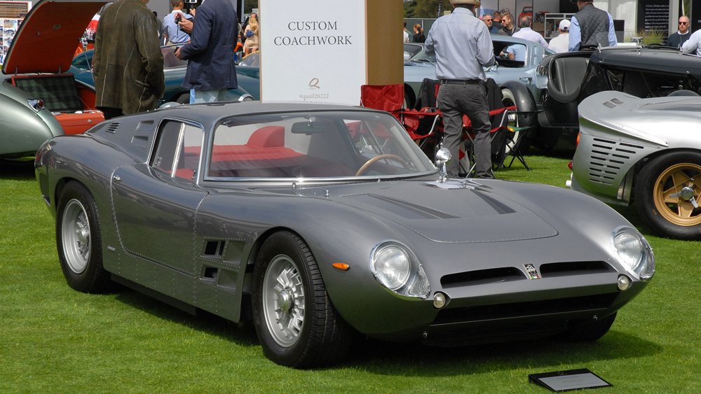A 1965 Iso Grifo A3/C at The Quail, A Motorsports Gathering 2022.