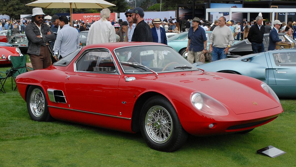 A 1964 A.T.S. 2500 GTS at The Quail, A Motorsports Gathering 2022.