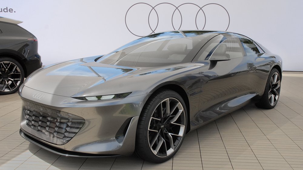 The 2022 Audi grandsphere concept at The Quail, A Motorsports Gathering 2022.