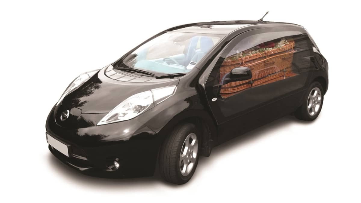 Rest in peace: Nissan Leaf electric car converted to hearse-1
