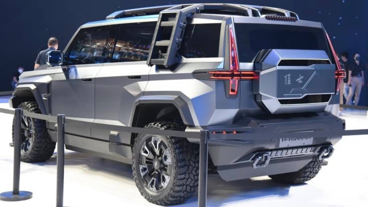 New military-inspired Chinese brand launches with 800kW electric SUV-1