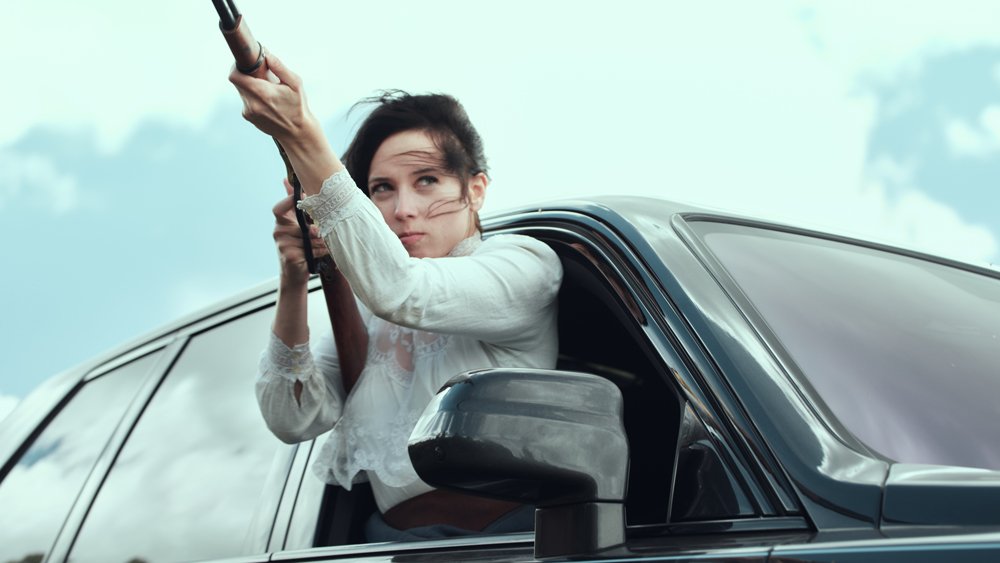 Actress Claudine Quadrat in a still from the short film