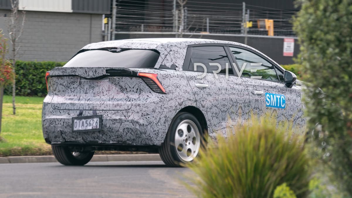 2023 MG 4 electric car caught on camera in Australia-1
