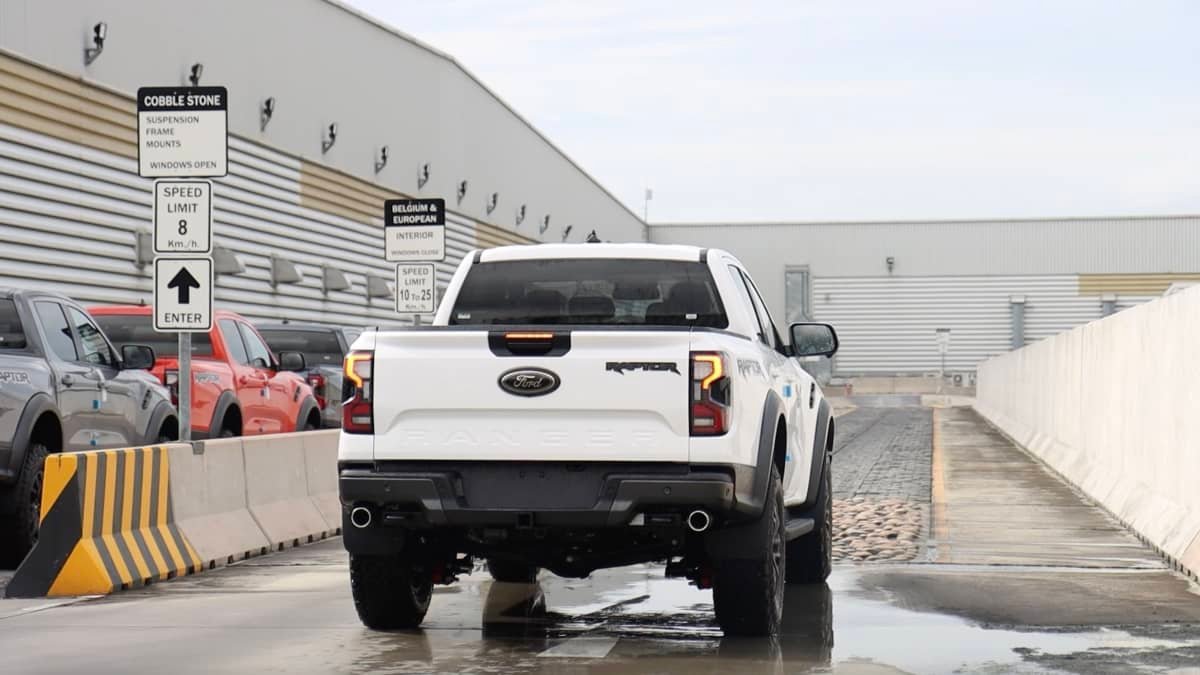2023 Ford Ranger Raptor production photos emerge ahead of showroom arrivals-0