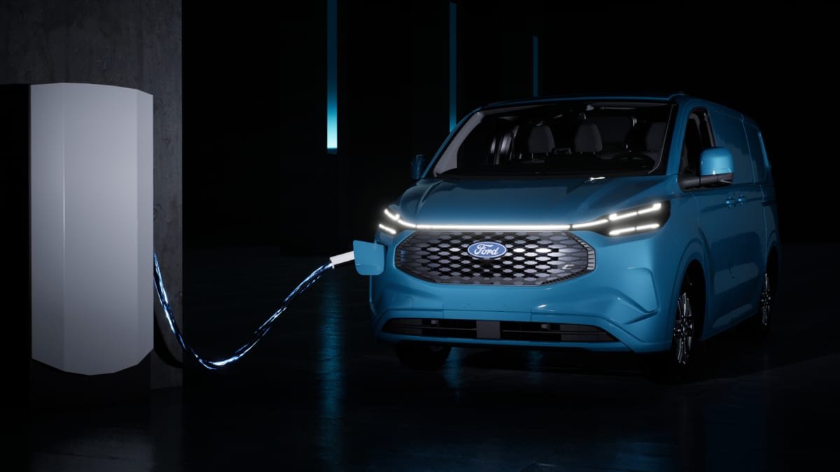 2024 Ford E-Transit Custom electric van detailed, on track for Australia-0