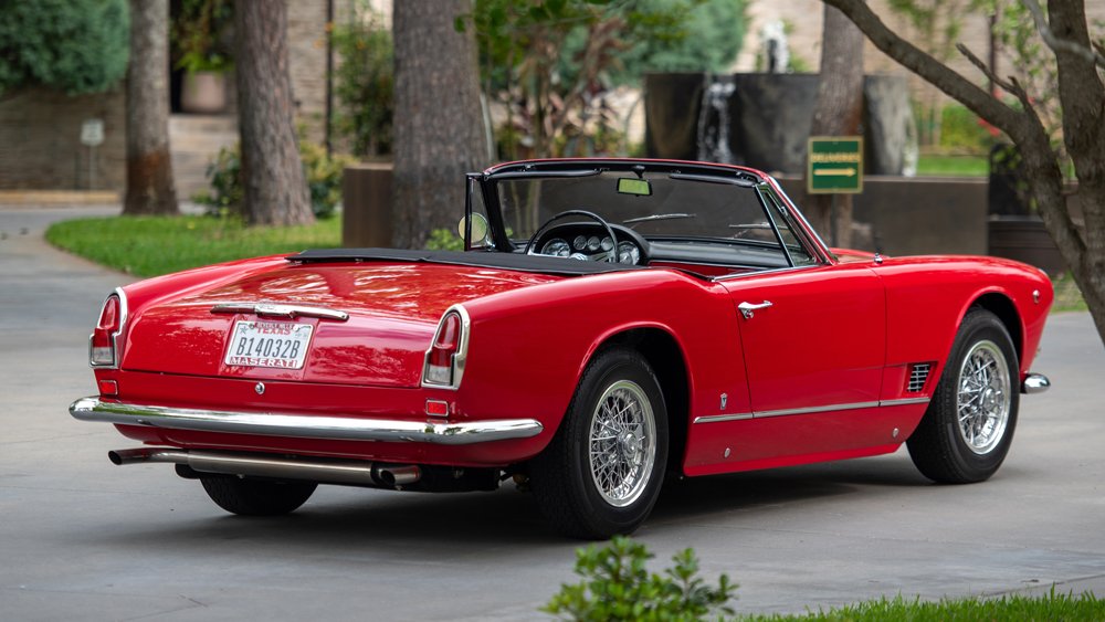 A 1960 Maserati 3500 GT Spyder.