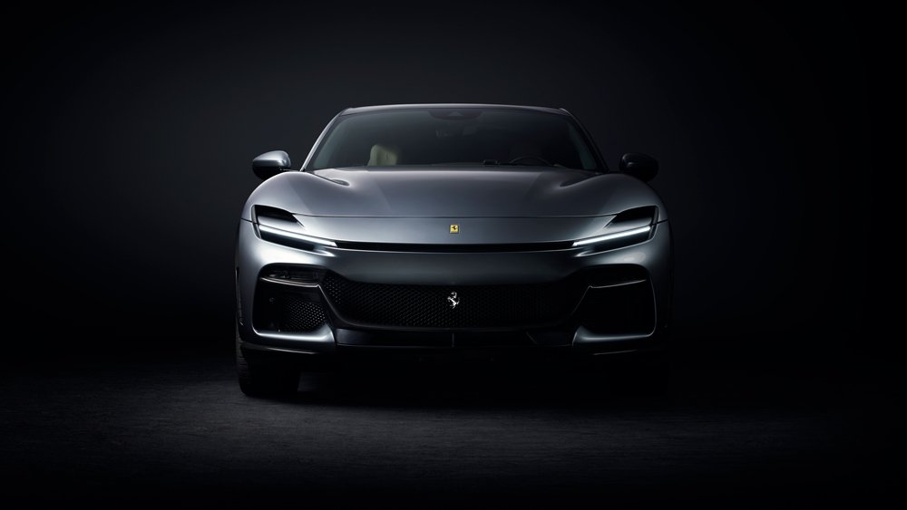 The Ferrari Purosangue, the marque's first four-door model.