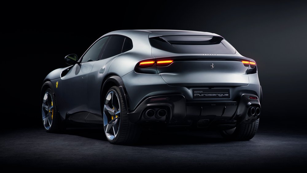 The Ferrari Purosangue, the marque's first four-door model.