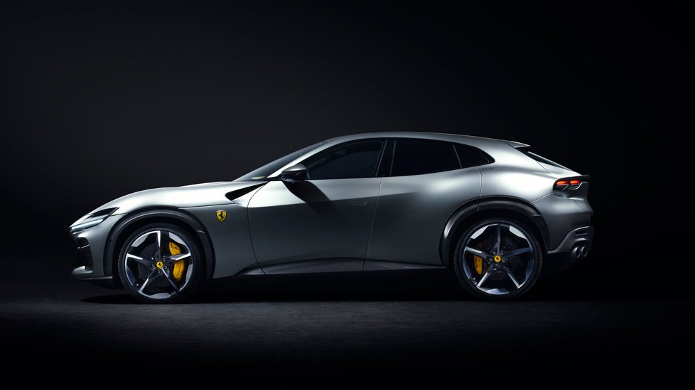 The Ferrari Purosangue, the marque's first four-door model.