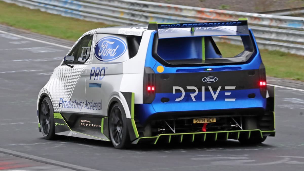 Ford SuperVan with 1470kW electric power track-tested at the Nurburgring-0