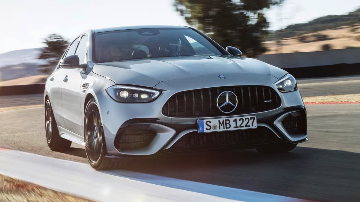 2023 Mercedes-AMG C63 S E Performance revealed: four-cylinder F1 hybrid power, here next year-0