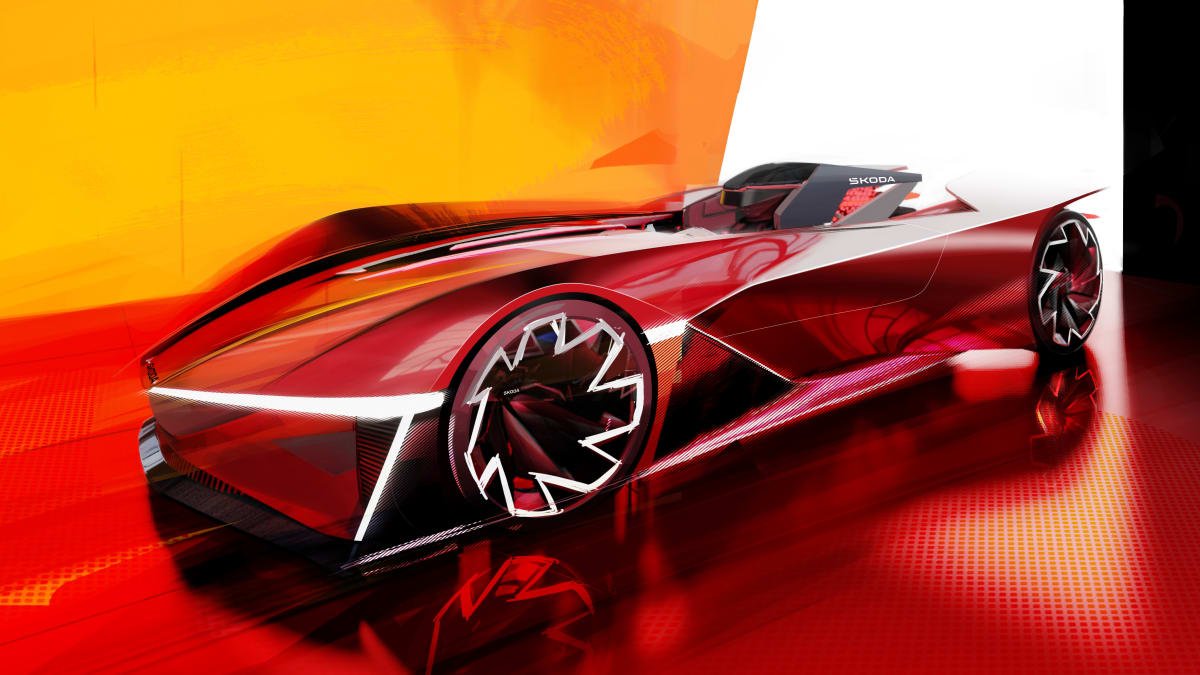 Skoda Vision GT electric concept revealed-0