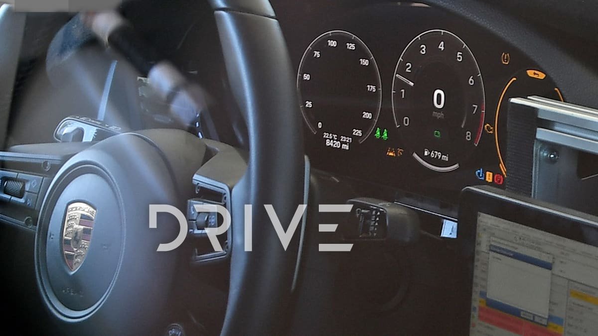 Next Porsche 911 joins the digital dash age with new instrument layout-0