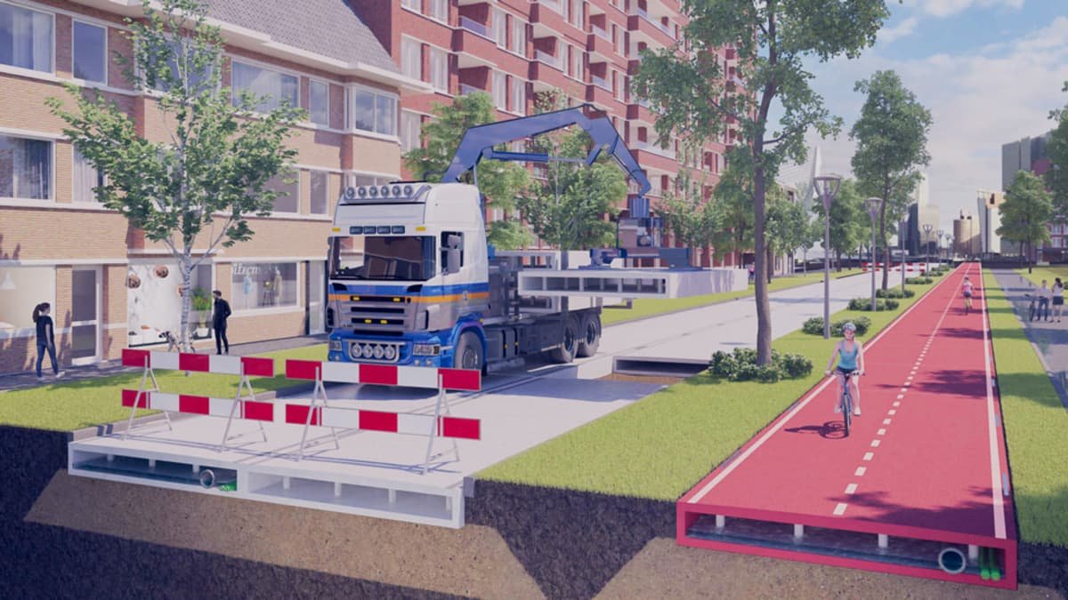 Plastic roads from recycled bottles rolled out in Europe-0