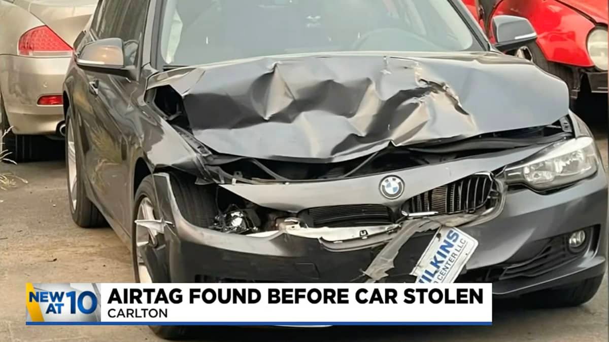US car thieves track down a BMW with Apple AirTag-0