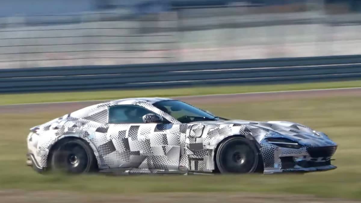 Video: 2024 Ferrari 812 Superfast hybrid V12 successor spied testing-0