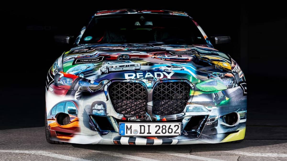 2023 BMW 3.0 CSL revival spied testing at the Nurburging-0