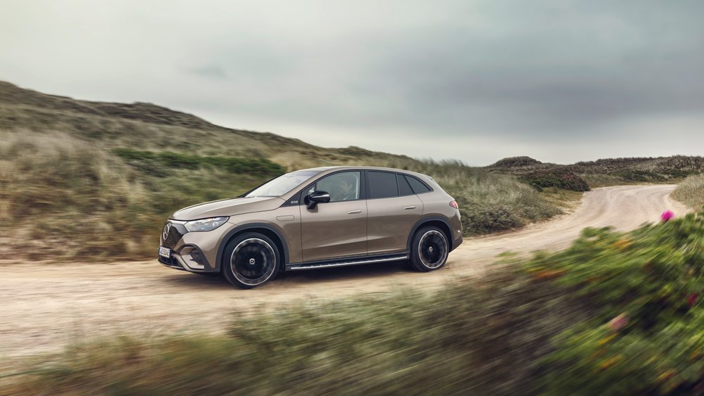 The Mercedes-Benz EQE SUV.