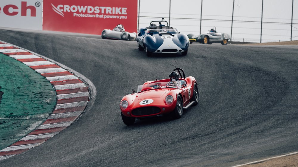 Drivers begin their plunge through