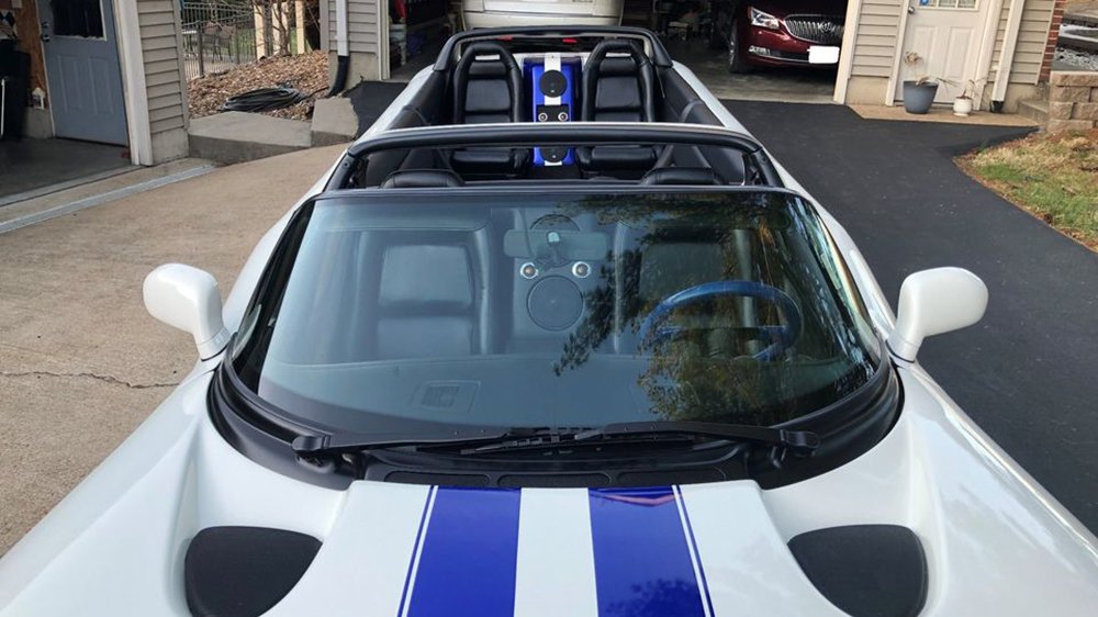 The 1996 Dodge Viper RT/10 stretch limousine from above