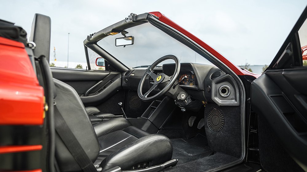 Inside the 1990 Ferrari Testarossa Pininfarina Spider 