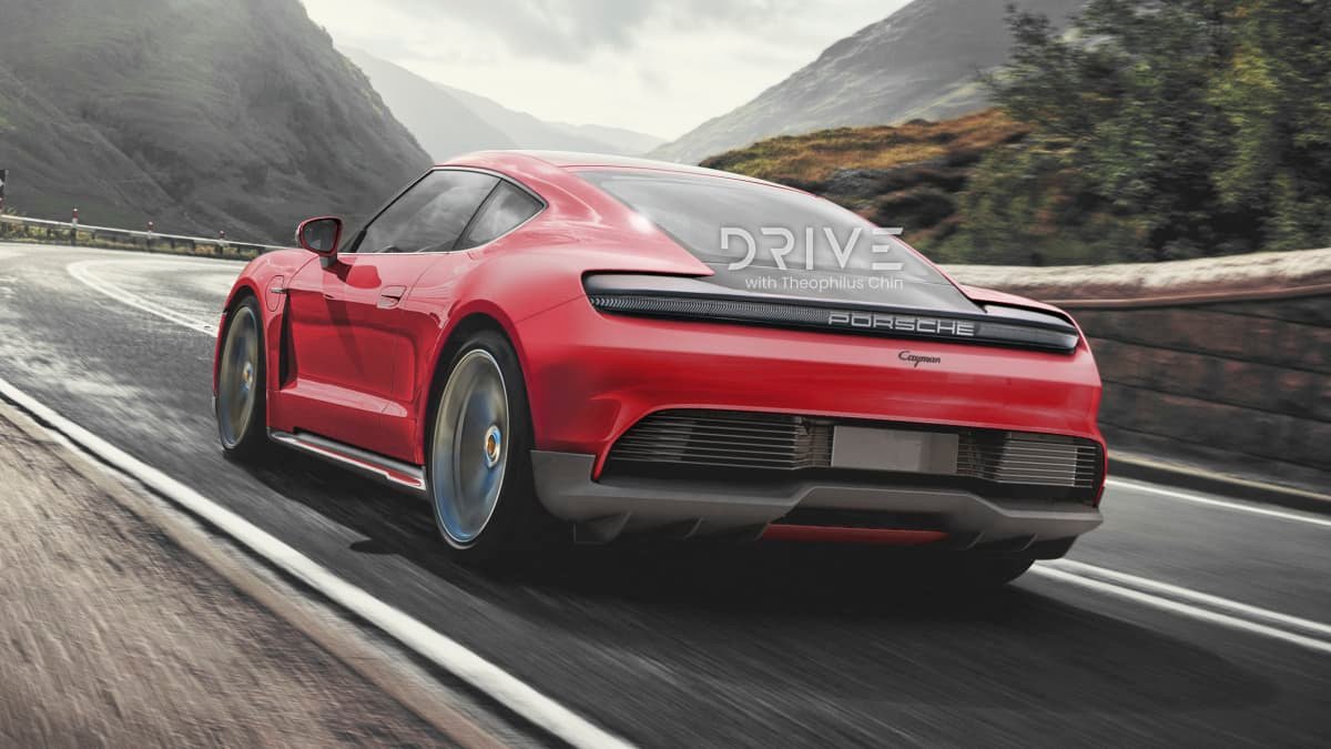 First look at the electric 2025 Porsche 718 Boxster