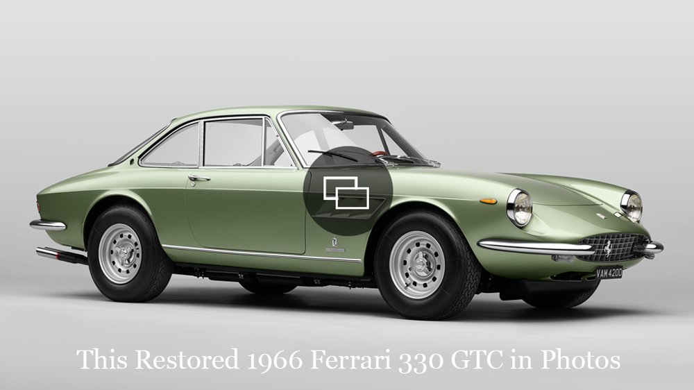 A 1966 Ferrari 330 GTC restored by Bell Sport & Classic.