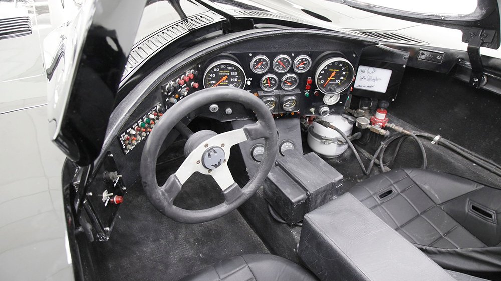 Inside the Batmobile from Tim Burton's Batman films