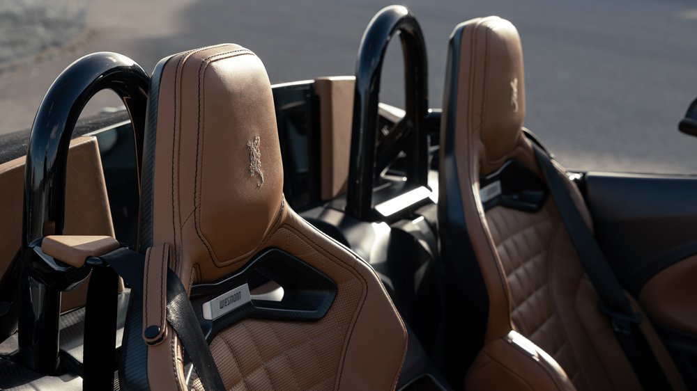 The interior of the all-electric Wiesmann Project Thunderball.