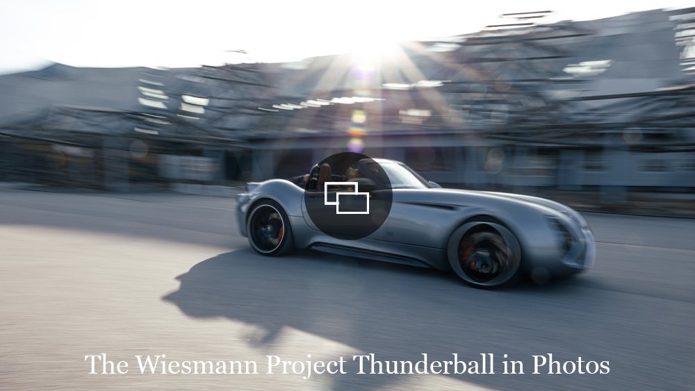 The all-electric Wiesmann Project Thunderball.