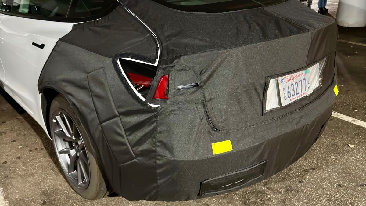 2023 Tesla Model 3 update spied