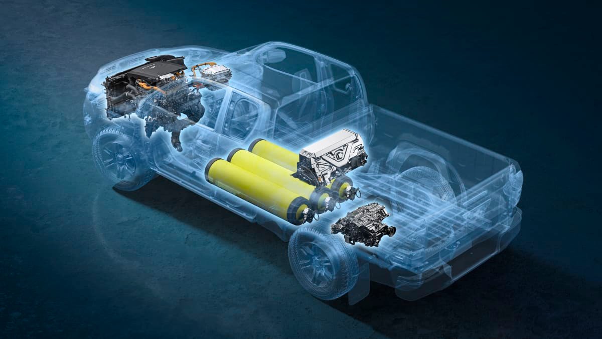 Hydrogen-powered Toyota HiLux prototypes to be built in the UK