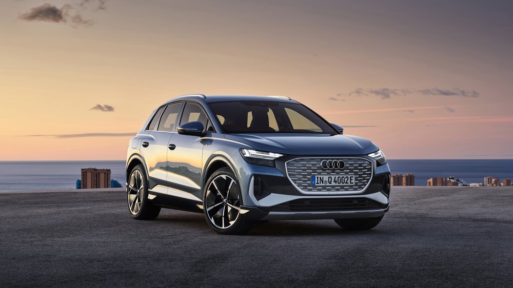 The Audi Q4 50 e-tron quattro.