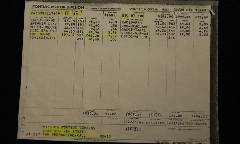 gto, AutoHunter Spotlight: 1969 Pontiac GTO Judge, ClassicCars.com Journal