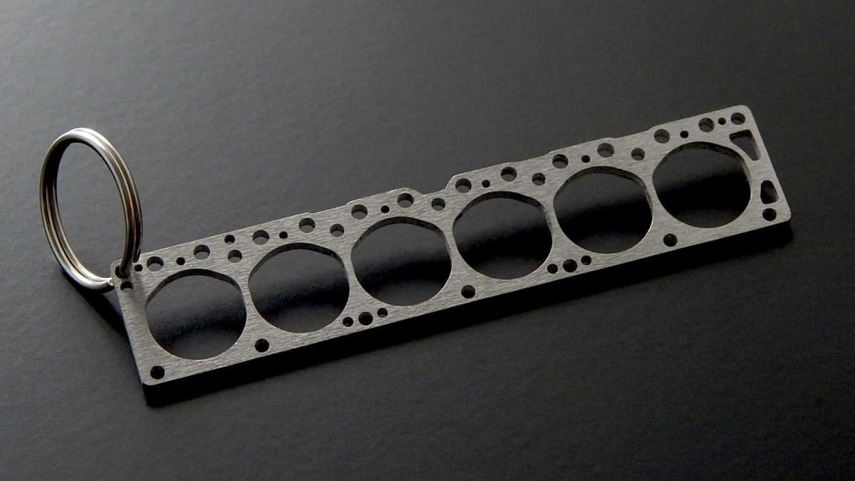 Stuck for a rev-head Christmas gift? A keyring tag inspired by engine parts