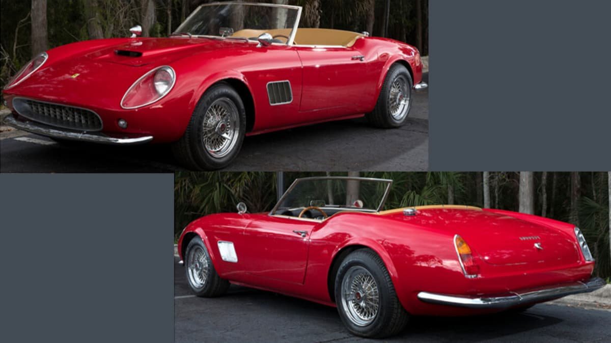 Ferris Bueller Ferrari stunt car sells at auction in the US