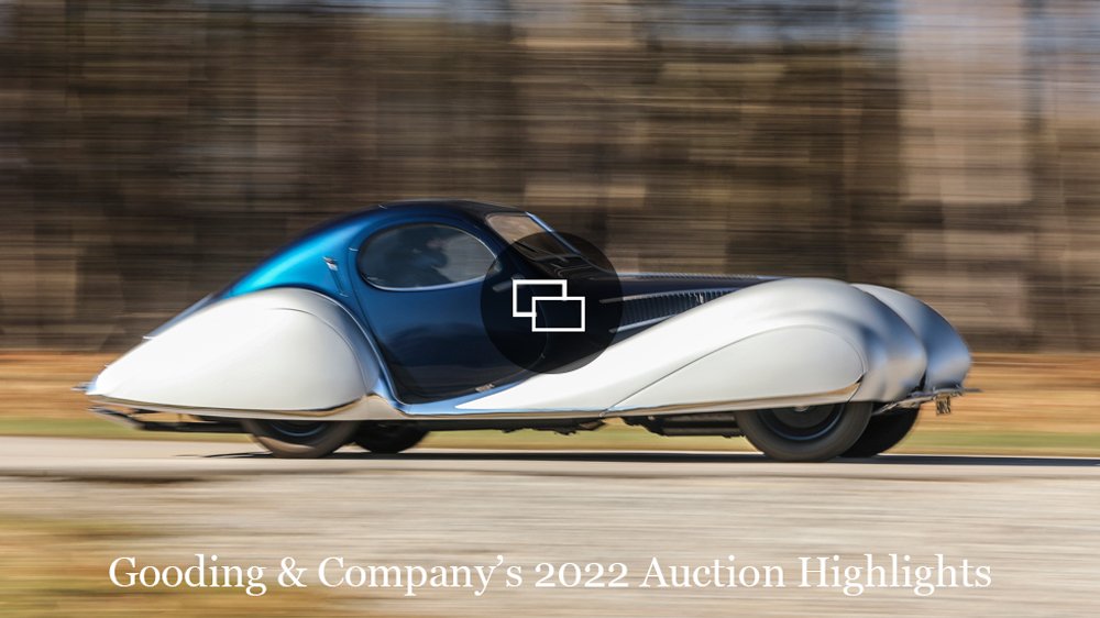 The 1937 Talbot-Lago T150-C-SS Teardrop Coupe that sold for $13,425,000 through Gooding & Company on March 4, 2022.