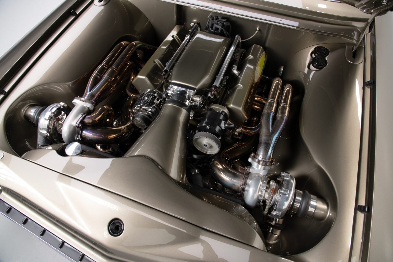 twin-turbo 4.6-liter V8 