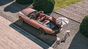 A glimpse at the second of three Rolls-Royce Boat Tails to be built.