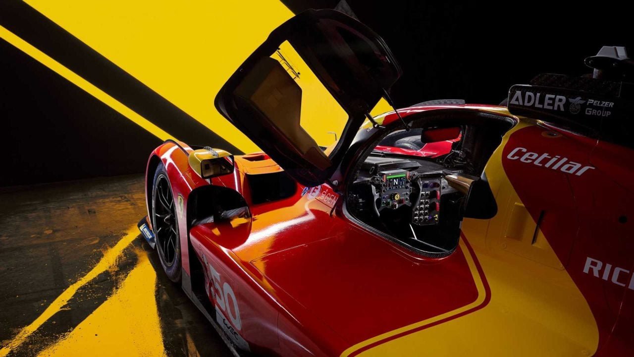 2023 Ferrari 499P LMH race car