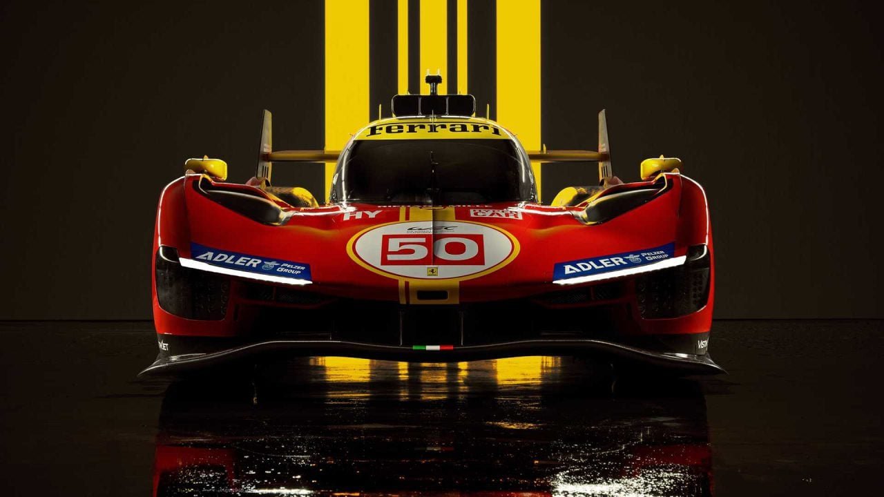 2023 Ferrari 499P LMH race car