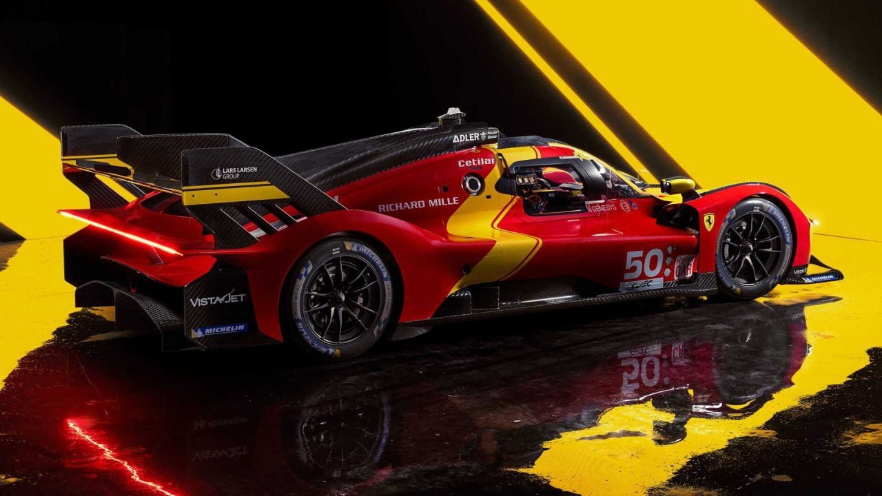 2023 Ferrari 499P LMH race car