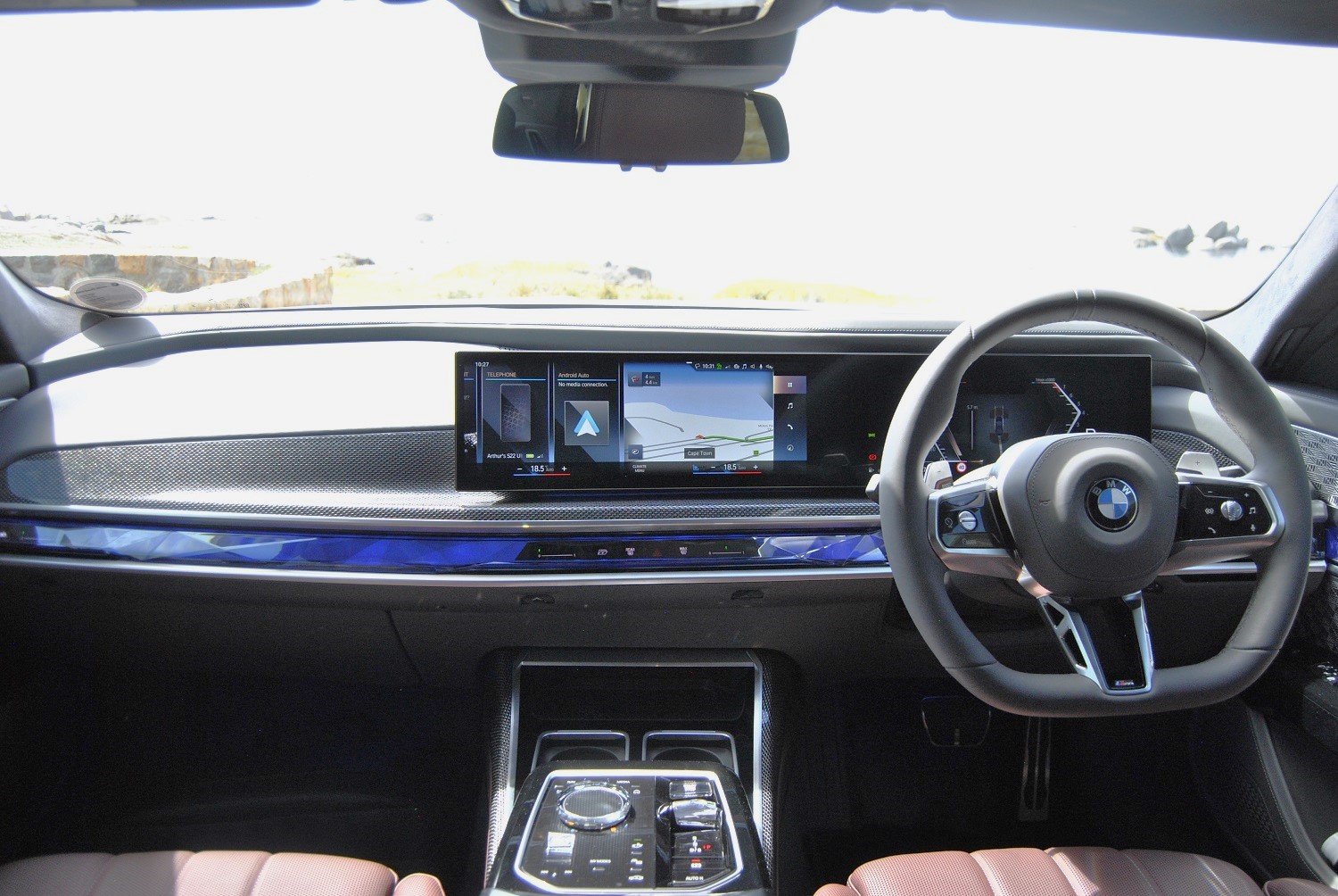 BMW 740i South Africa drive