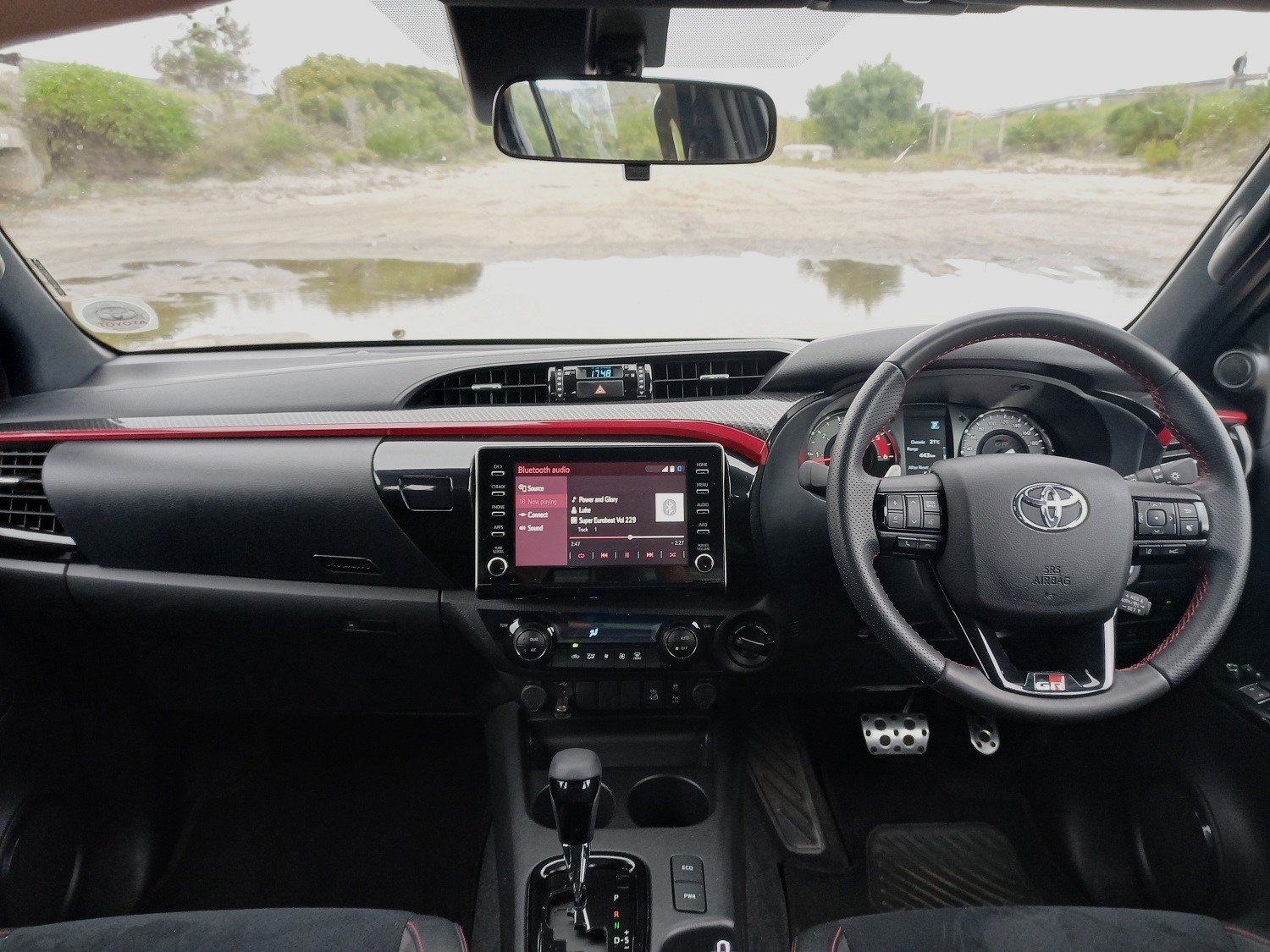 New inside the Hilux GR Sport