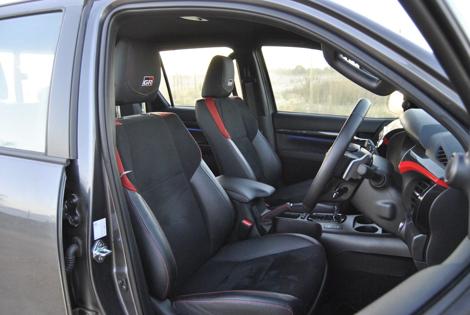 New inside the Hilux GR Sport