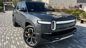 A Rivian electric truck.