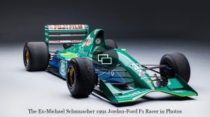 The 1991 Jordan-Ford 191 Formula 1 Racing Single-Seater, chassis No. 191/6.