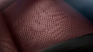 A close-up of the Kvadrat upholstery in the 2024 Range Rover Velar.